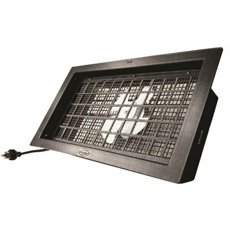 LL BUILDING PRODUCTS Master Flow Powered Foundation Vent 16in W 8in H 57 sq-in Net Free Ventilating Area Polyethylene Blk PFV1